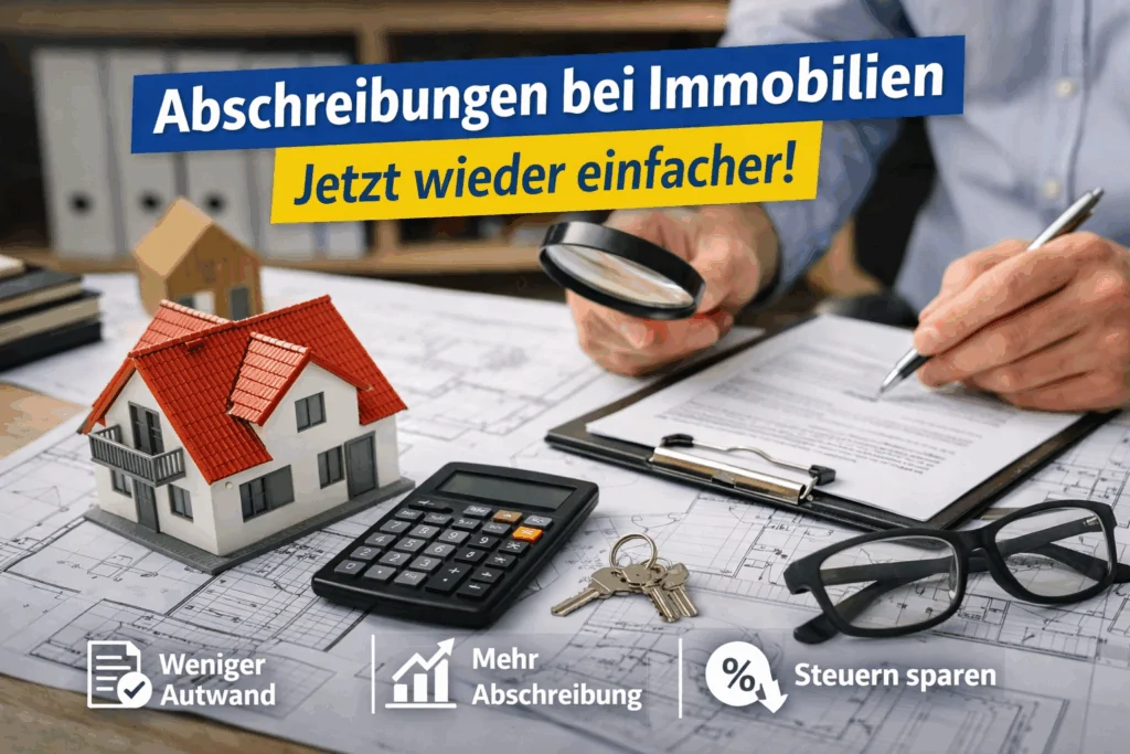 Vermieter aufgepasst: Abschreibungen bei Immobilien werden wieder einfacher