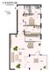 CITYHOUSE: Exklusiver Rheinblick, oberste Etage, Komfortwohnung mit Balkon, Aufzug, 2 TG Stellplätze - Grundriss 6. Obergeschoss